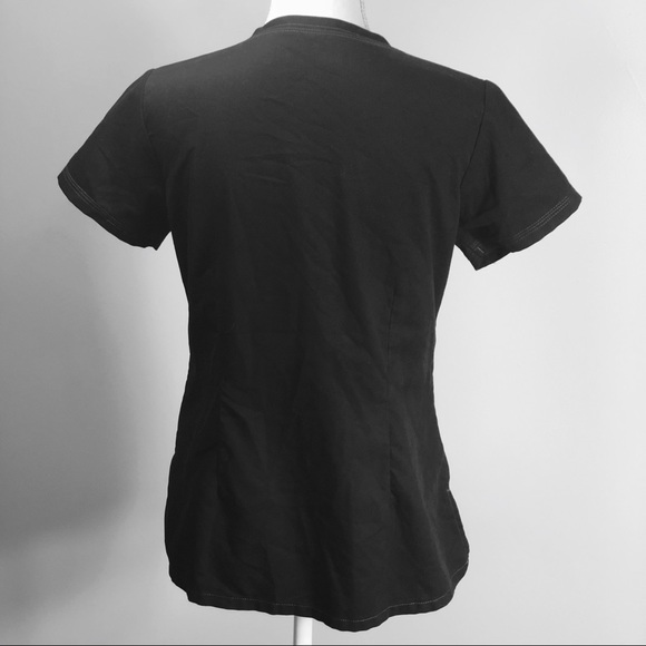 Grey’s Anatomy Black 3 Pocket V Neck Scrub Top - Picture 6 of 8